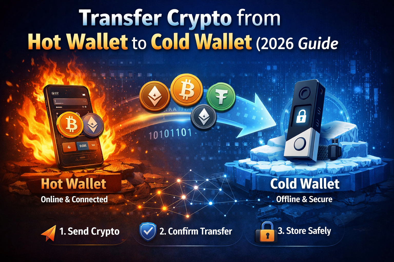 Transfer Crypto from Hot to Cold Wallet (2026 Guide)